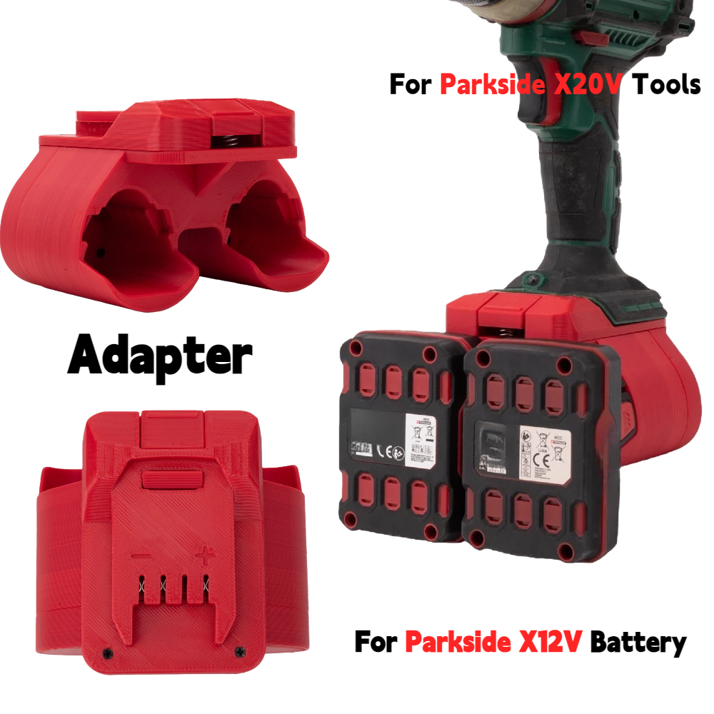 Gardening Tools Lidl - Battery Adapter/Converter for Parkside X12V Lithium
