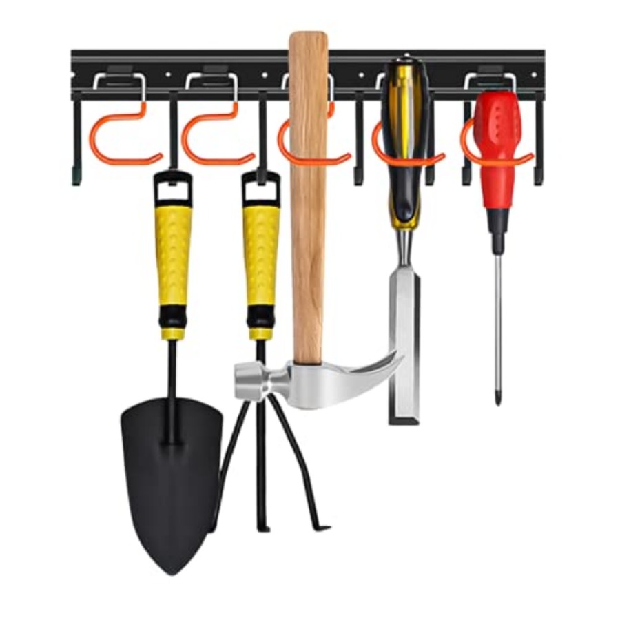 Gardening Tools Organizer - 17'' All Metal Garden Tool Organizer