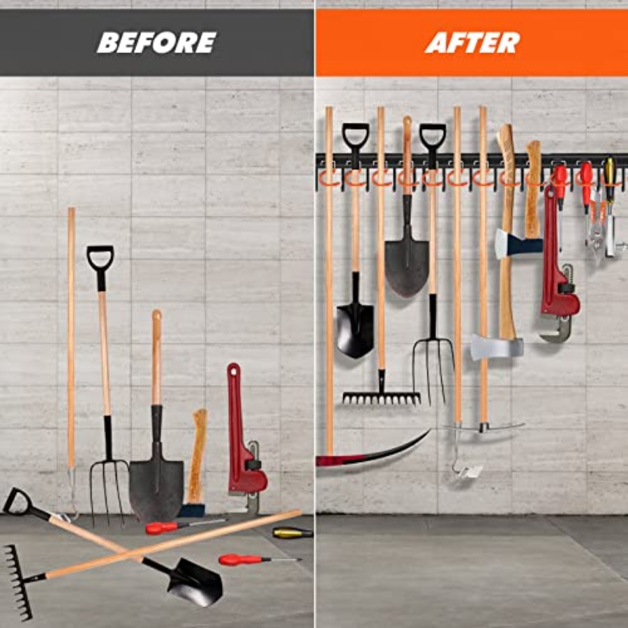 17'' All Metal Garden Tool Org - огляд і ціна Gardening Tools Organizer