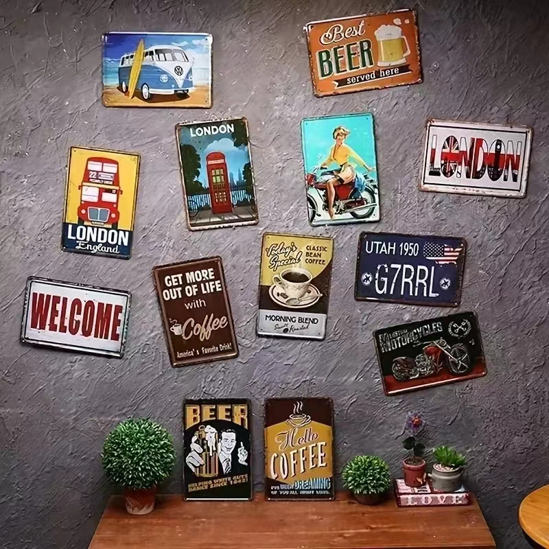 Vintage Man Cave Metal Tin Sig - огляд і ціна Gardening Tools B&Q