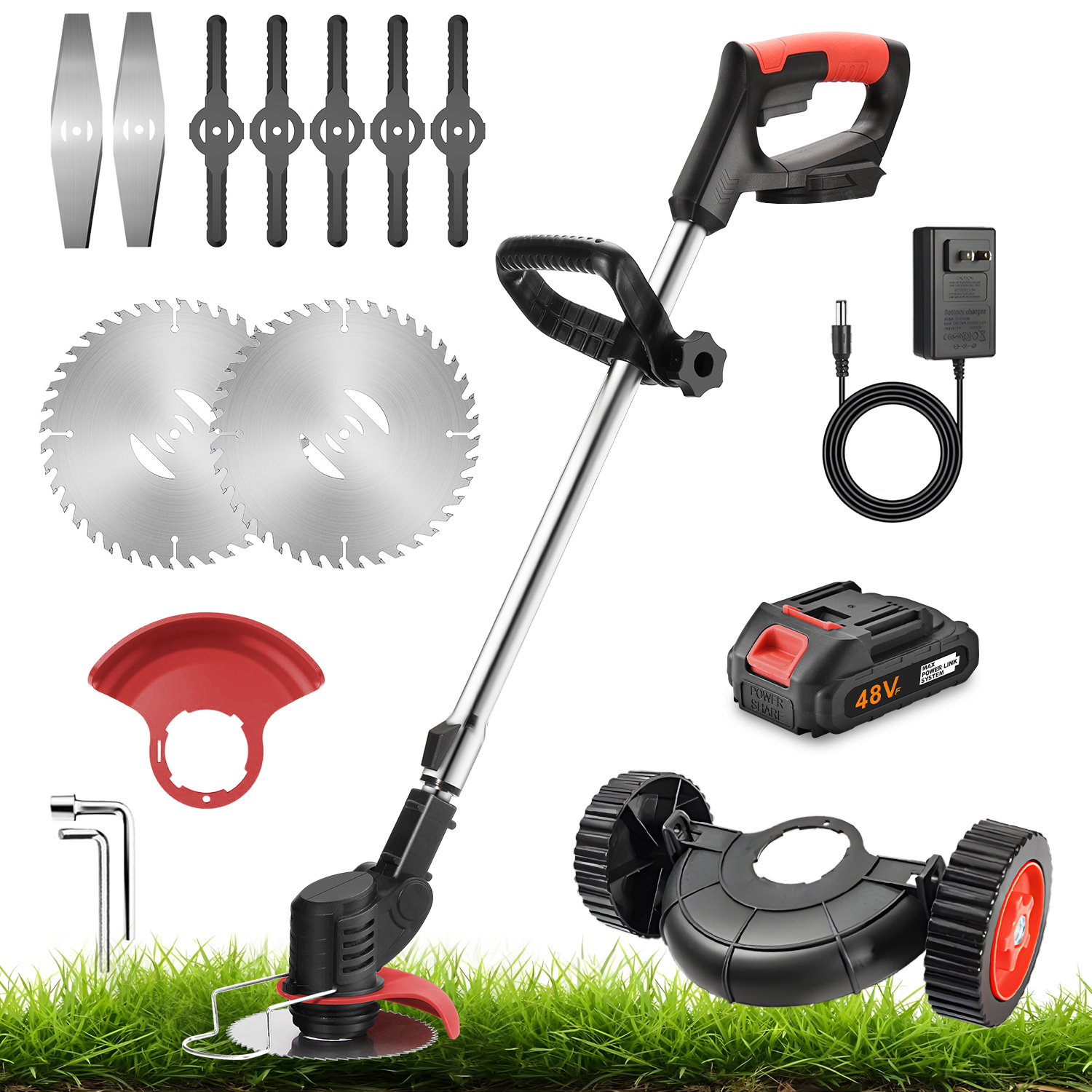 Lithium Electric Grass Trimmer - огляд і ціна Gardening Tools Lawn Mower