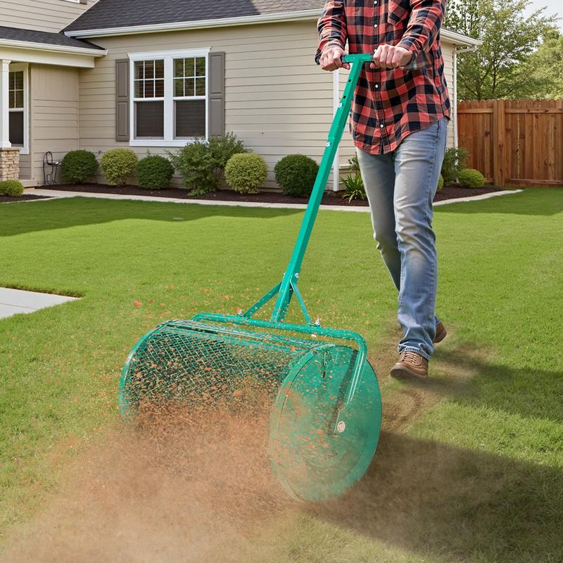Compost Spreader, 24 in Wide P - огляд і ціна Grass Seed Spreader