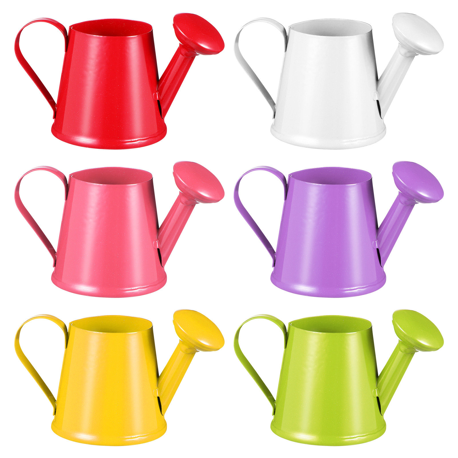 6Pcs Mini Metal Watering Can C - огляд і ціна Gardening Tools Photo