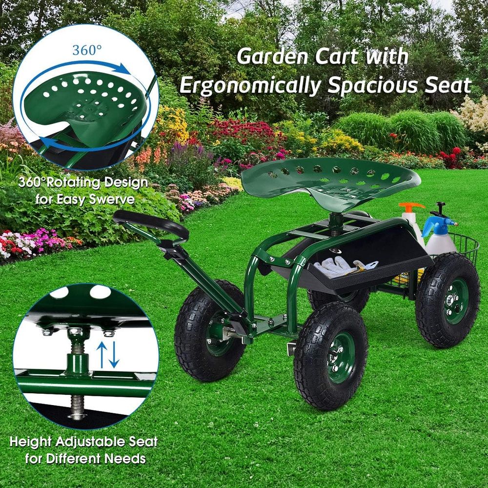 Garden Cart with Seat, Gardeni - огляд і ціна Gardening Tools B&Q