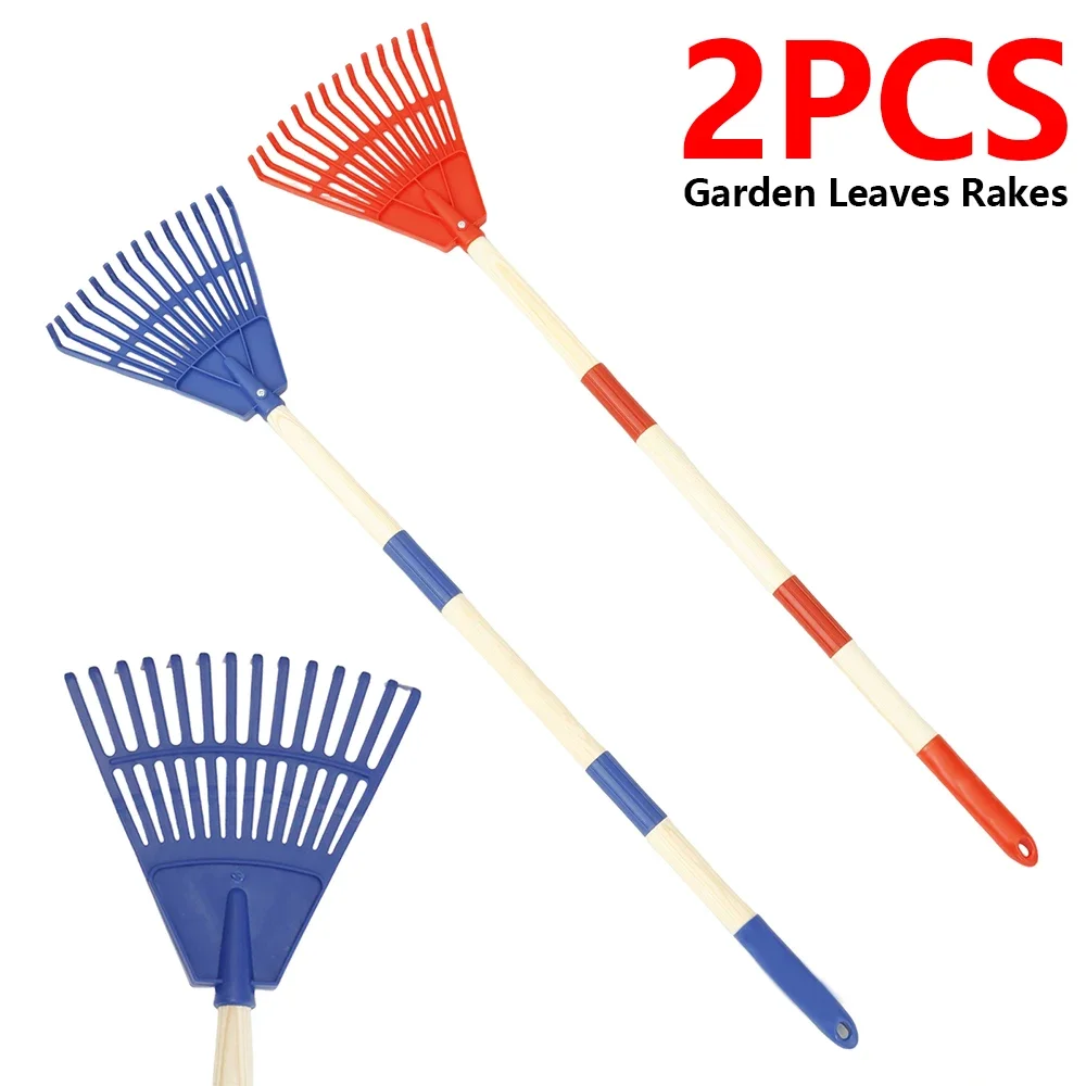 2Pcs Kids Leaf Rake Adjustable - огляд і ціна Gardening Tools 5 Year Old