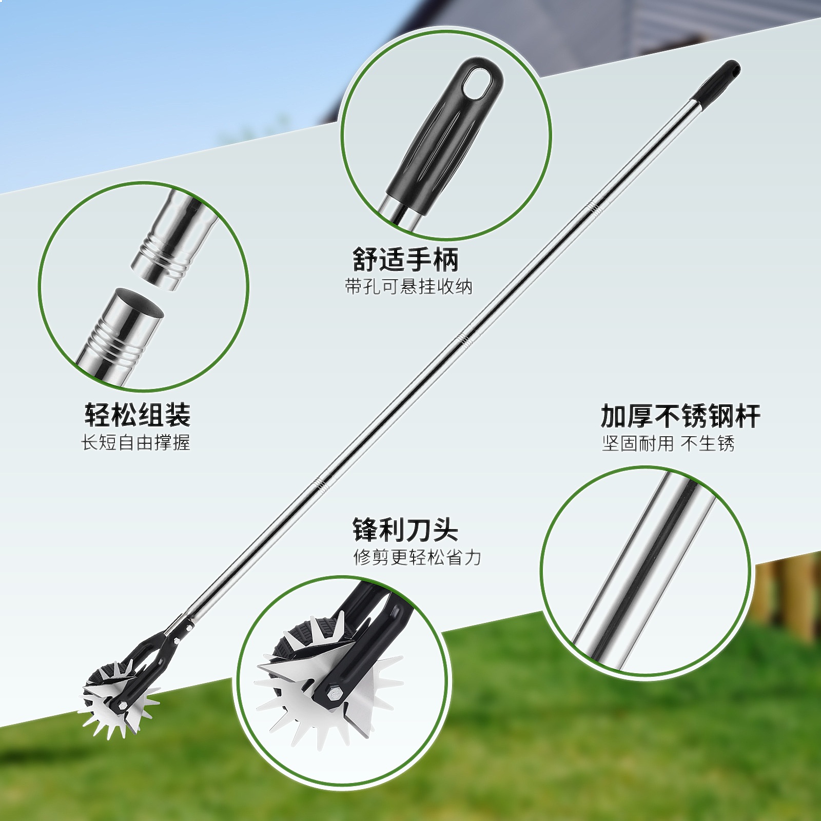 Amazon New Wheeled Manual Lawn - огляд і ціна Gardening Tools Amazon