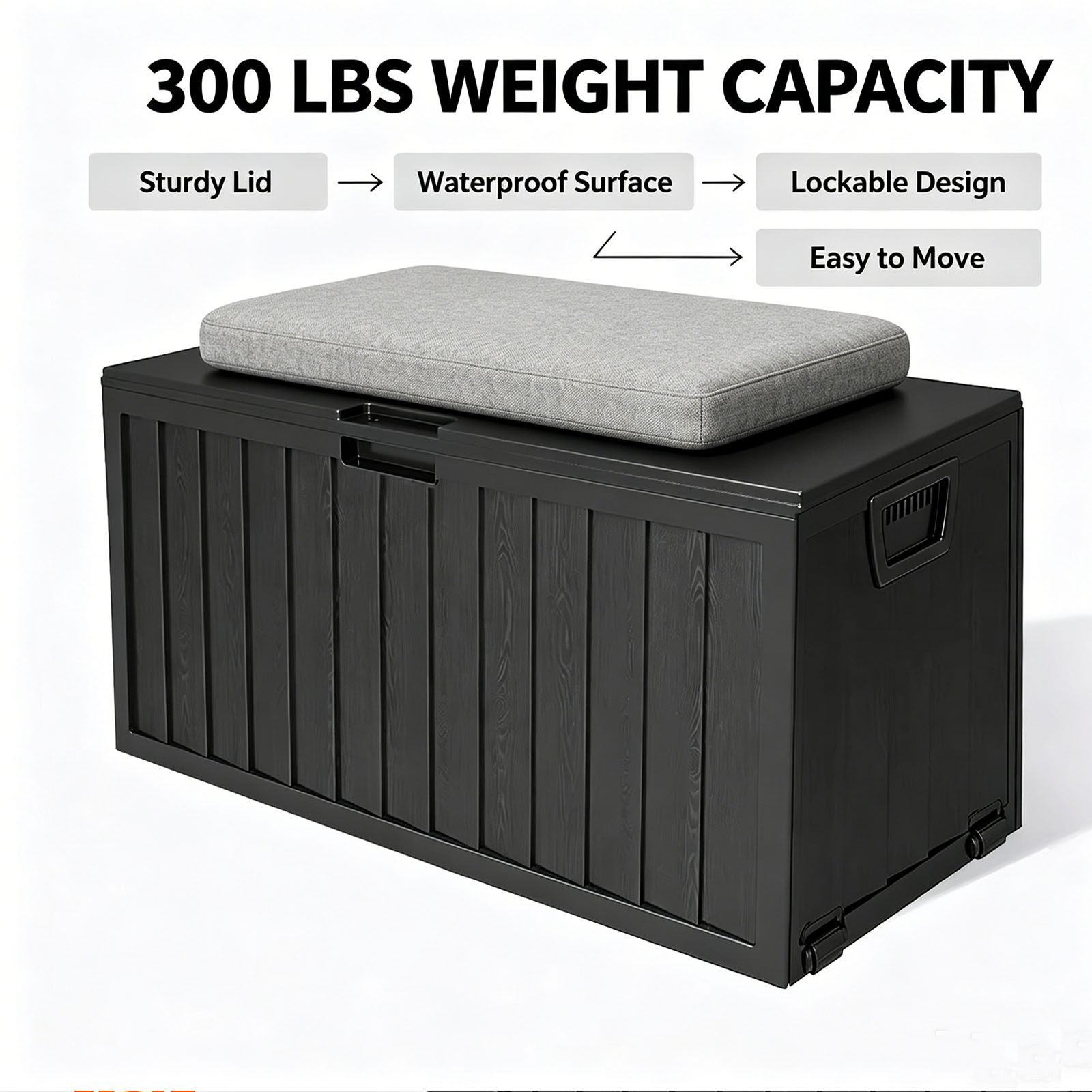 75 Gallon Outdoor Resin Deck S - огляд і ціна Gardening Tools Organizer