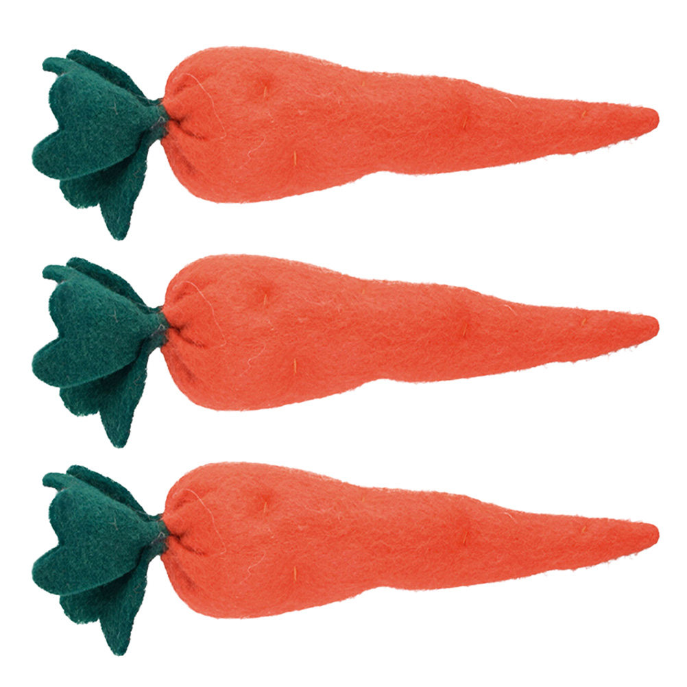 3Pcs Easter Carrot Decor Simul - огляд і ціна Gardening Tools Photo