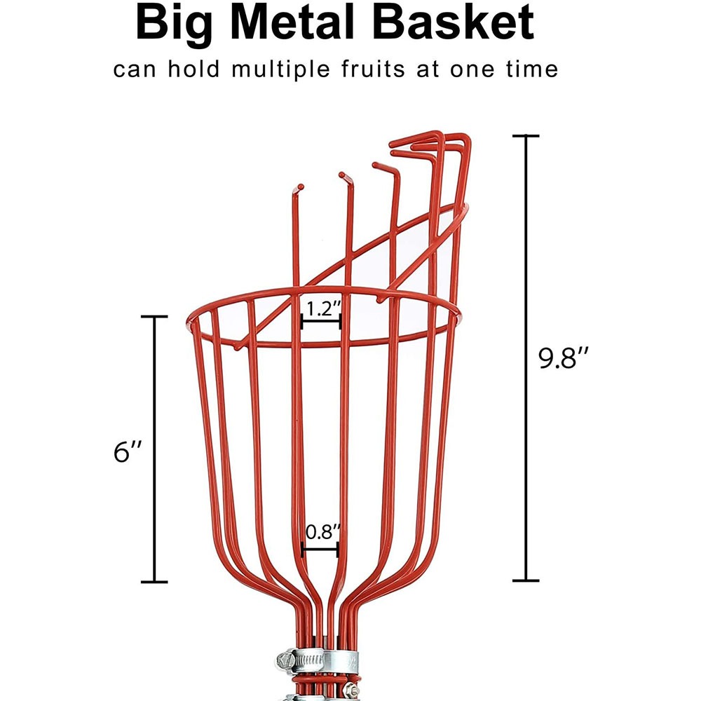 260cm Fruit Picker, Adjustable - огляд і ціна Gardening Tools Organizer